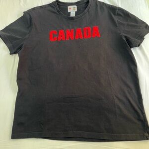 Canada Graphic Tee - Charcoal and Red